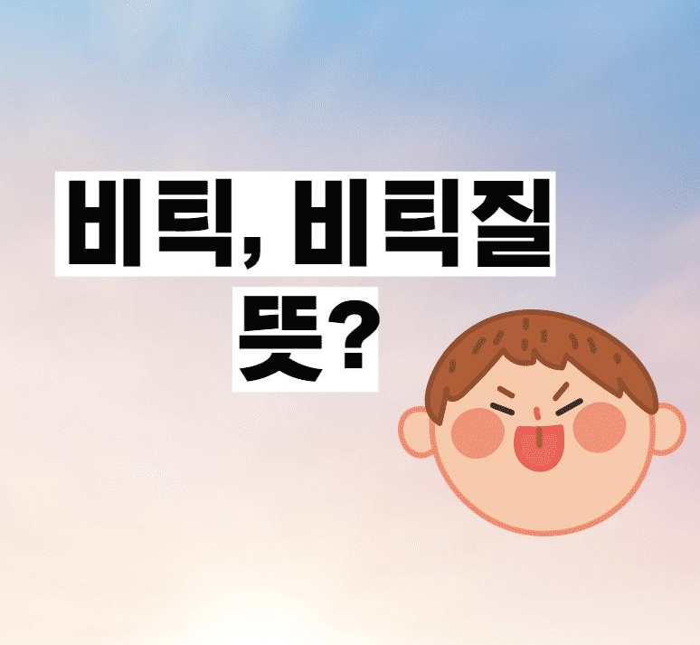 비틱, 비틱질 뜻? (간략 설명 그리고 유래) 이미지 1
