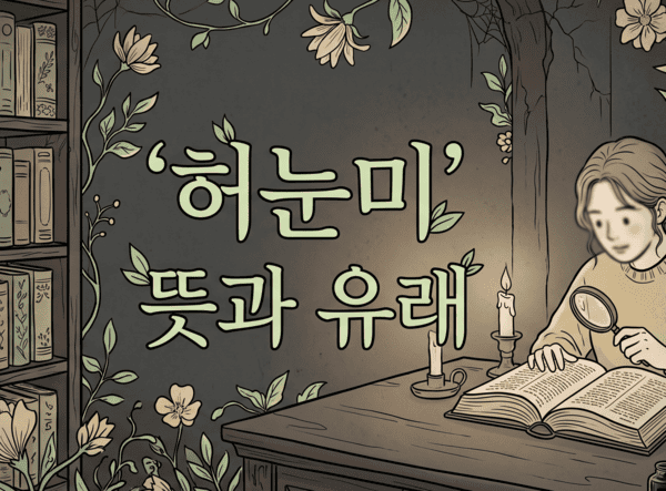 [허눈미 뜻] 틱톡 신조어 완벽 정리 (허락없이 너의 눈을... 유래/미신) 썸네일